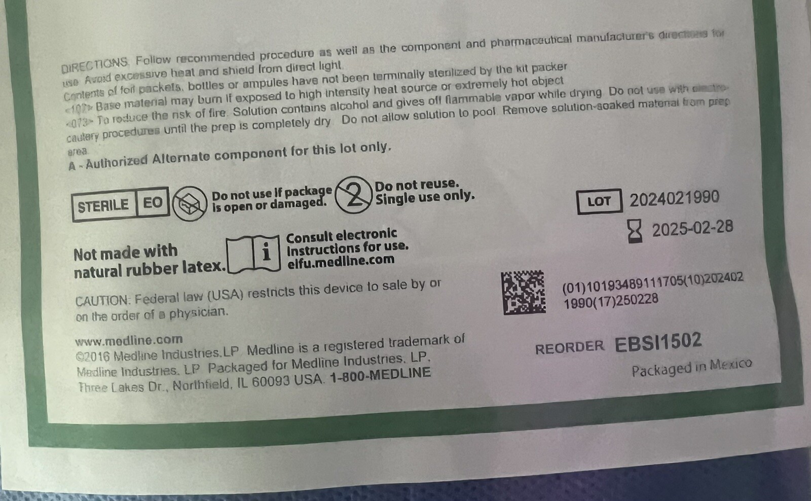 MedLine LVAD Heart Pump Mgmt Kit W/ Anchor+Antiseptic Driveline Transplant BOGO