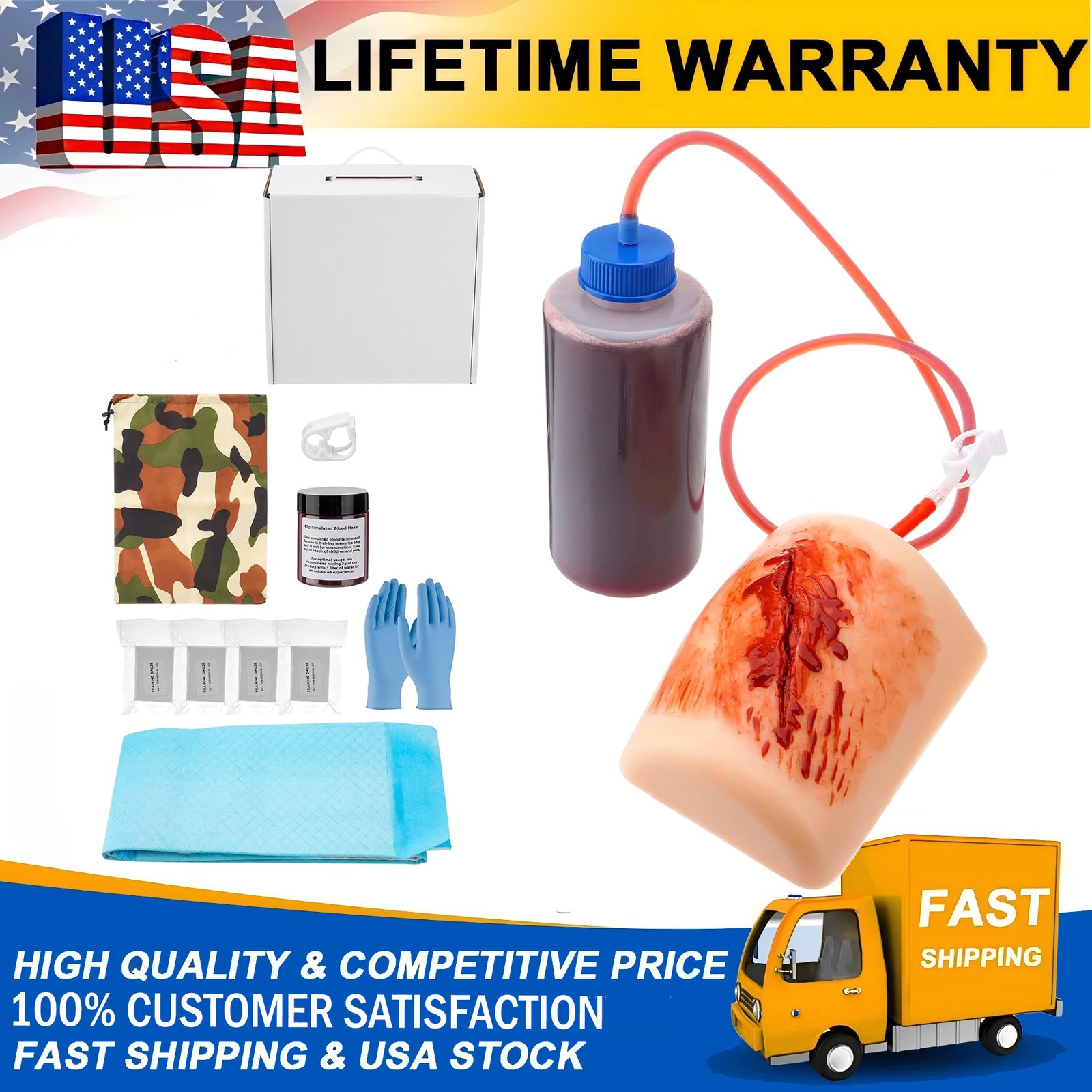 Wound Model Trauma Train Model Wound Bleed Kit Wound Trainer Bleeding Trainer