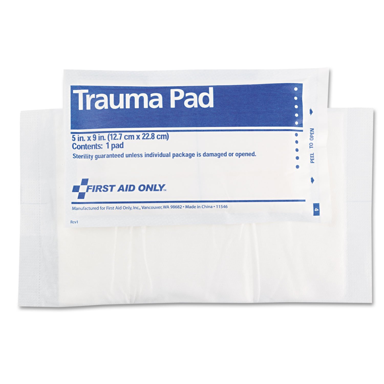 First Aid Only – FAE-6024 – 5 in x 9 in Trauma Pad (2 Pack)