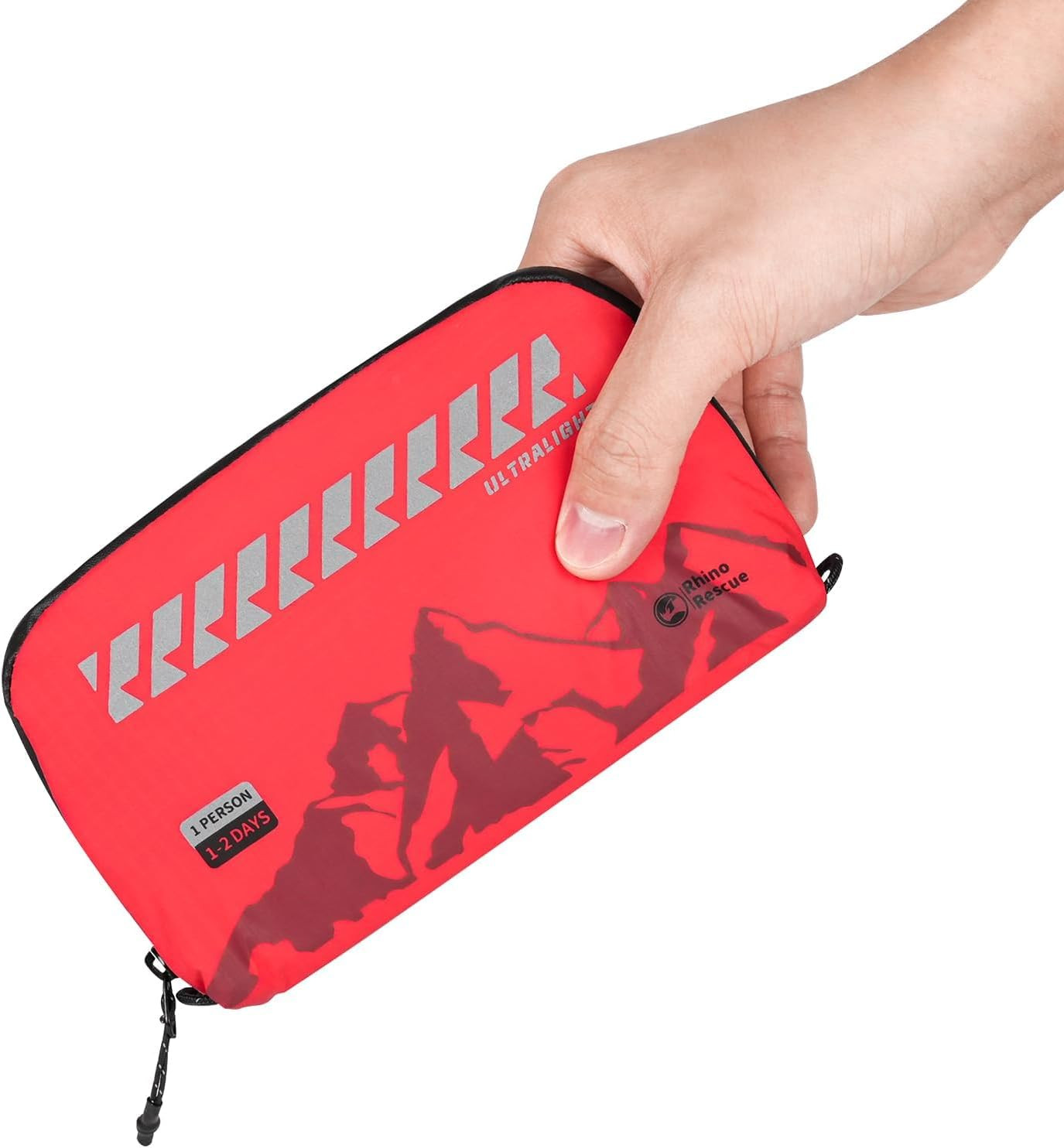 RHINO RESCUE Small First Aid Kit Ultralight Water-Resistent Medical Kit for Hiki
