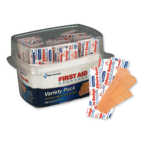 PhysiciansCare by First Aid Only 90095 First Aid Bandages – Assorted (1-Kt) New