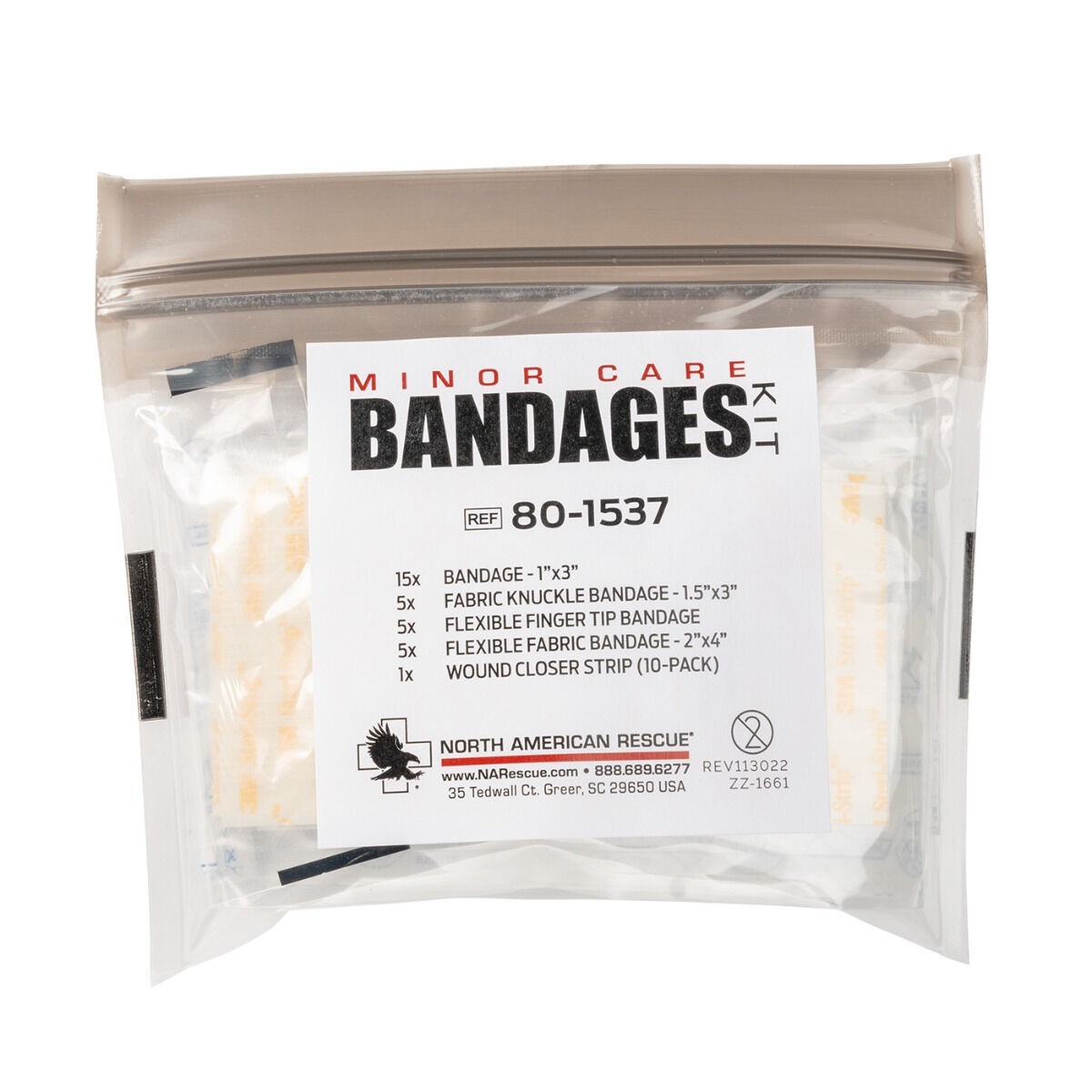 North American Rescue (NAR) Minor Care Bandages Kit – 80-1537