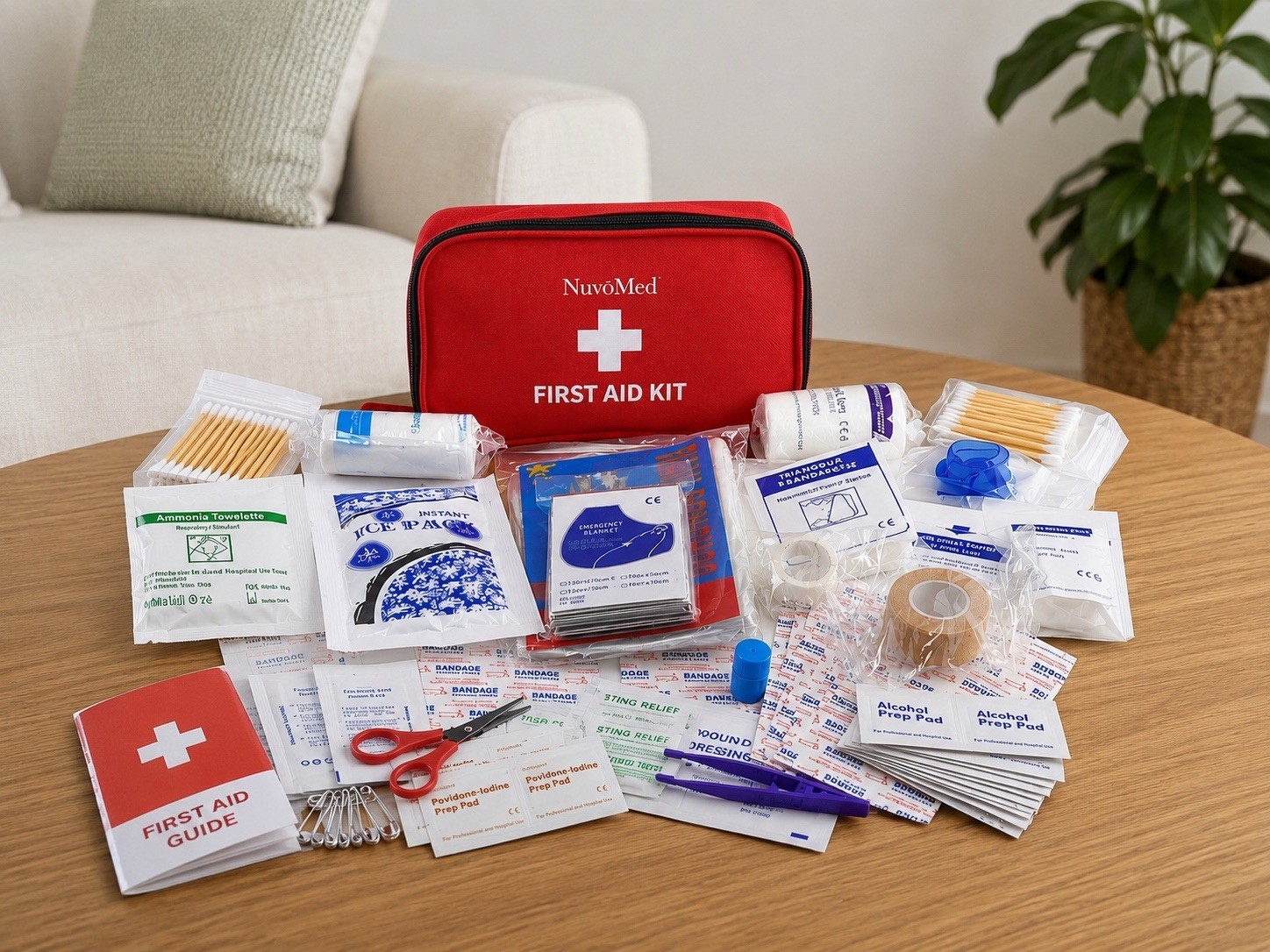 184 Piece First Aid Kit Emergency Medical Supplies Home Car Travel Camping