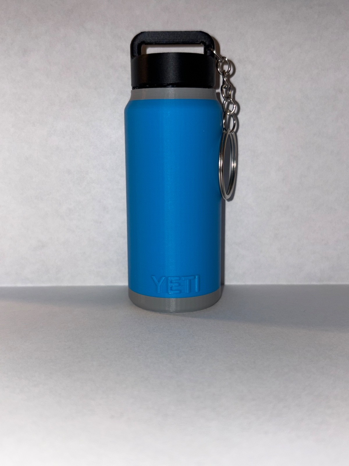 YETI Lip Balm Holder Keychain Twist Cap Key Ring Solid Multicolor 3.8in