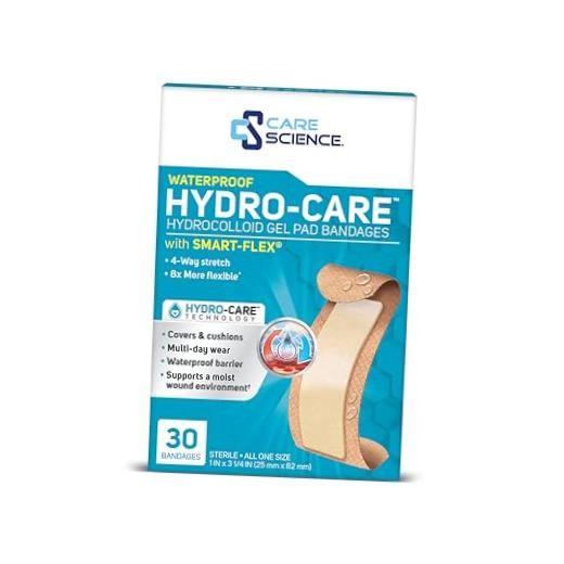 Hydrocolloid Gel Pad Bandages with Smart-Flex, 1 in x 3 1/4 in 30 ct | for