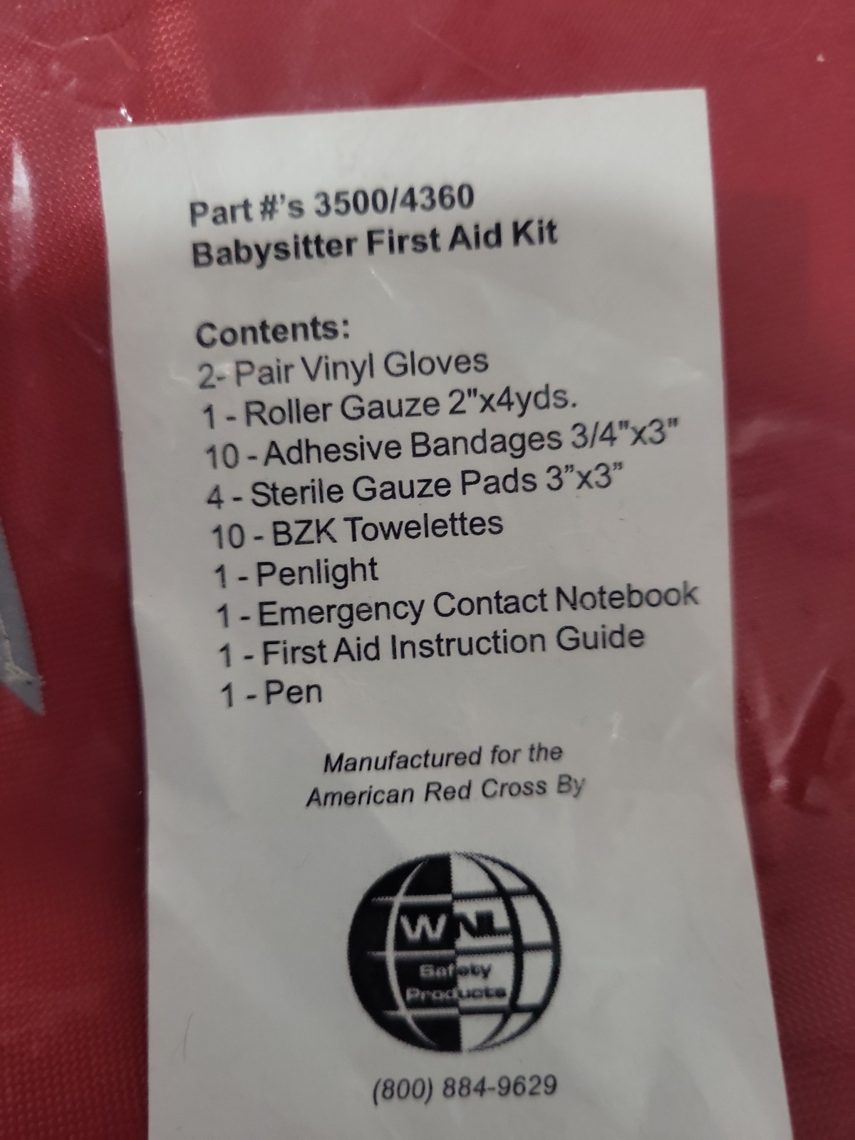 American Red Cross babysitter First Aid Kit, 32 Pc, ++ ARC