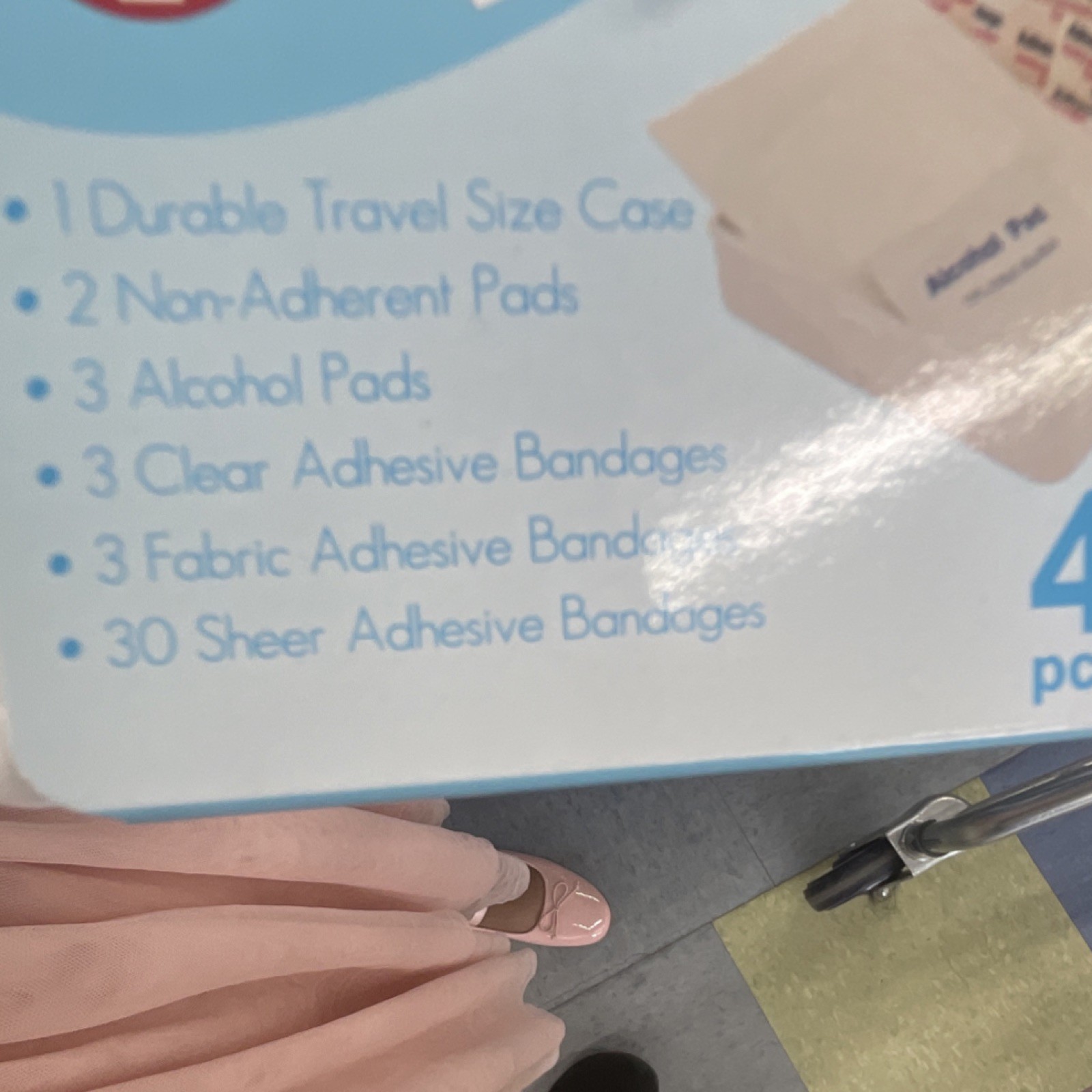 Regent Products Corp Portable Travel First Aid Kit 42 pcs Bandages Pads Case