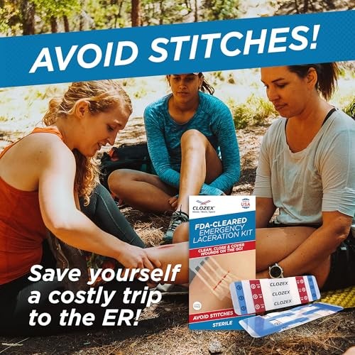 Emergency Laceration Kit – Repair Wounds Without 1.5 Inch (Pack of 1)
