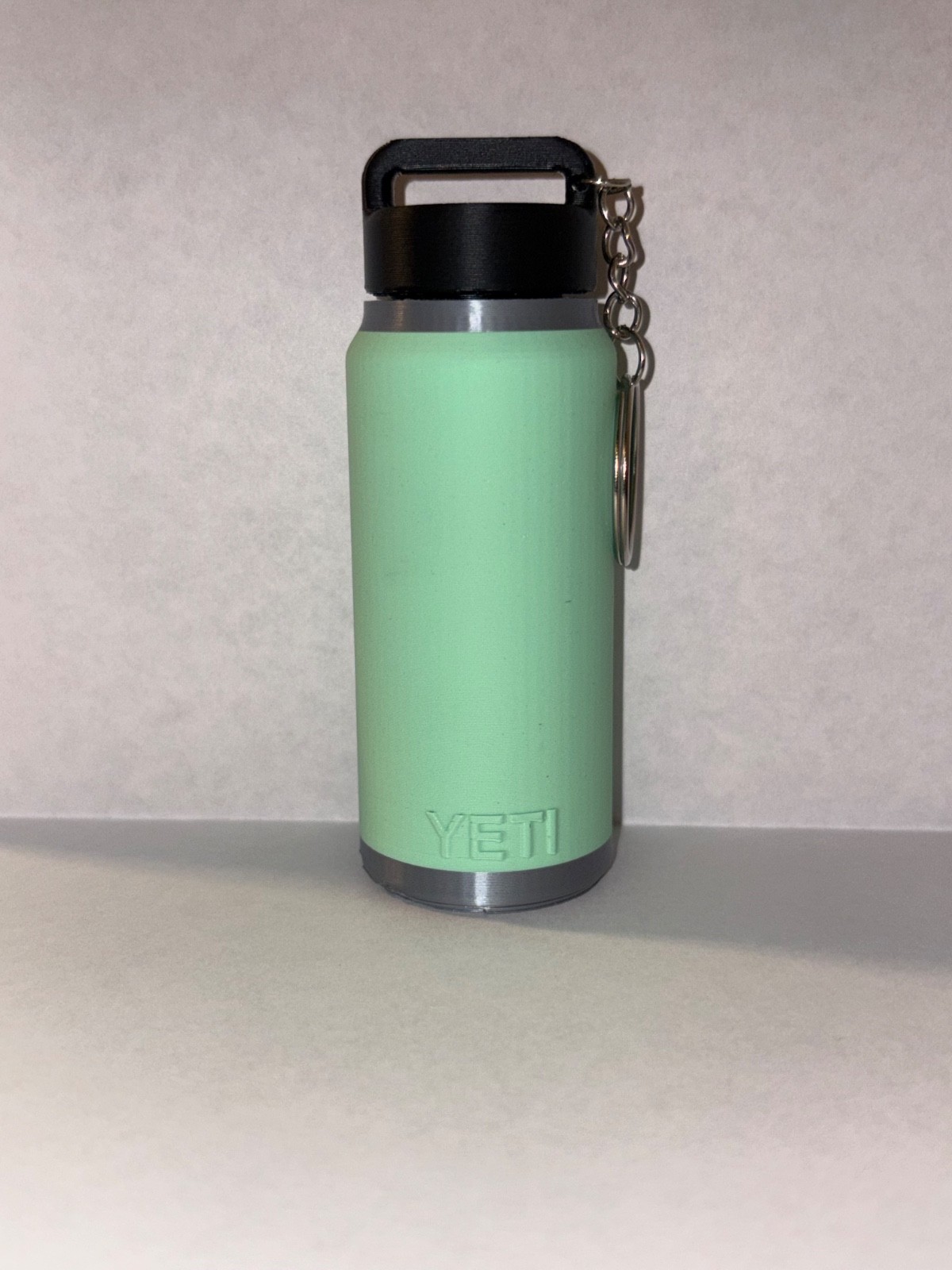 YETI Lip Balm Holder Keychain Twist Cap Key Ring Solid Multicolor 3.8in