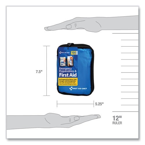 PhysiciansCare Soft-Sided First Aid and Emergency Kit, 104 Pieces