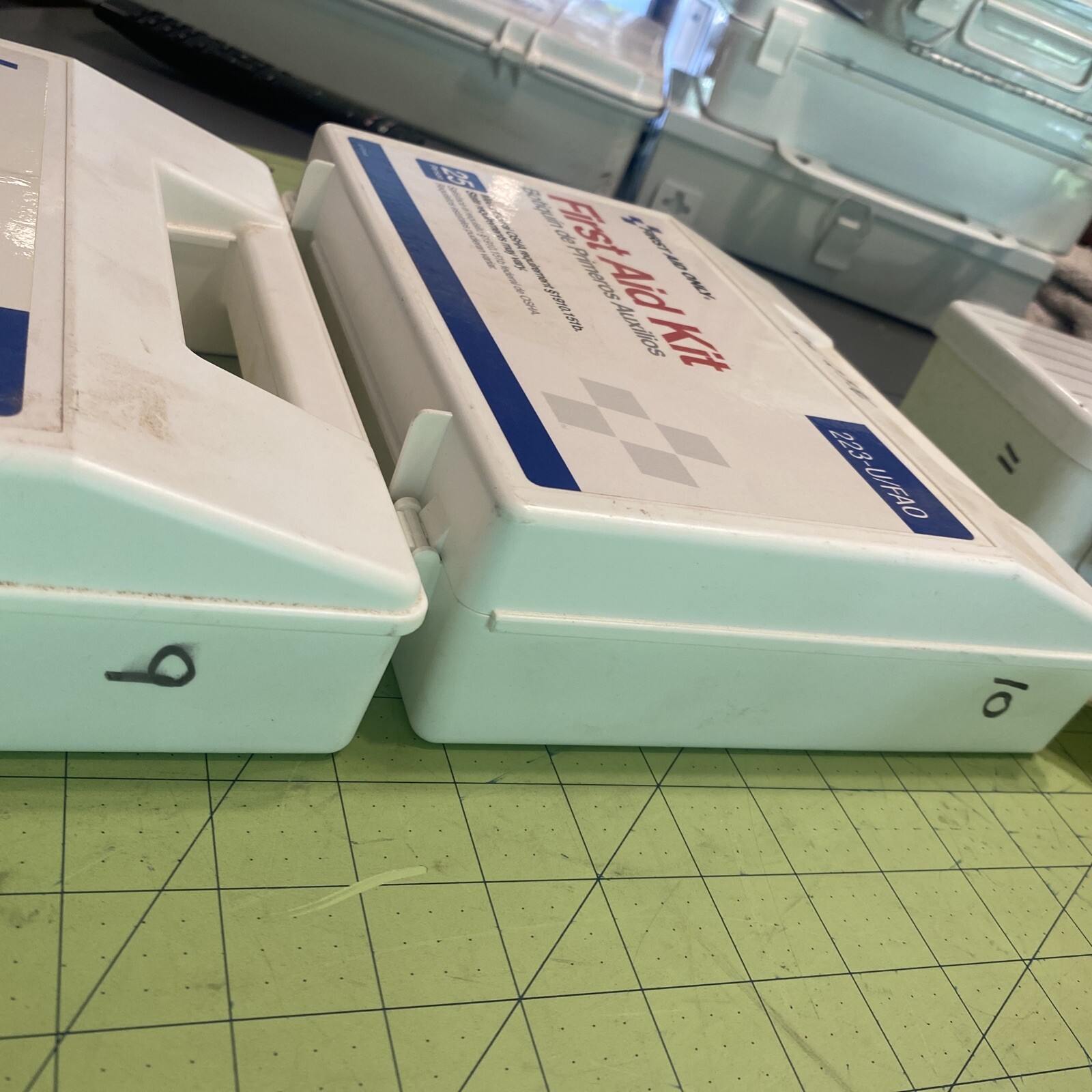 First Aid Only 10-Person First Aid Kit, 8-7/16"H x 9"W x 2-1/2"D #9+ 10