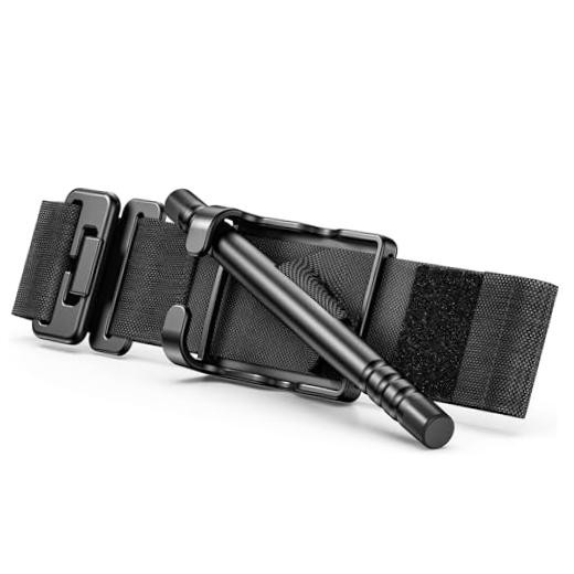 Qen Tourniquet for Severe Bleeding Control, Gear for First Aid Kits and Black