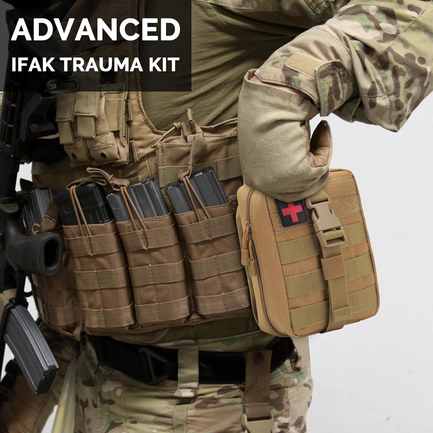 IFAK Trauma First Aid Kit Tactical Molle Emergency Survival Bleed Kit Set
