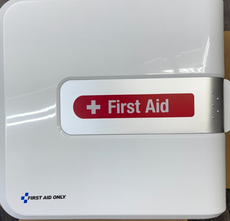 ANSI A+ First Aid Kit Wall Mount Cabinet Complete OSHA Compliant