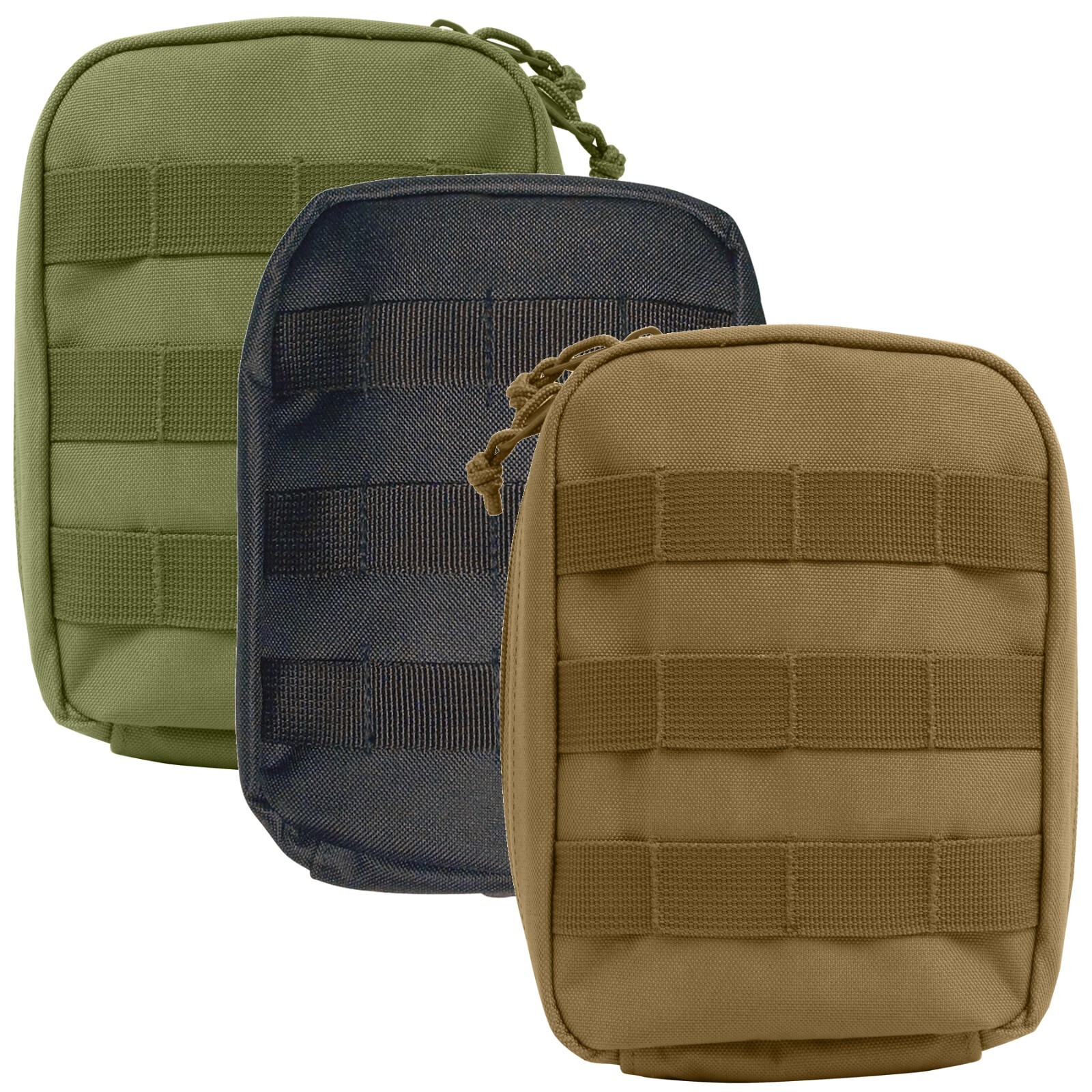 MOLLE Tactical Trauma & First Aid Kit Pouch Black/Coyote/ACU/Olive – Pouch Only