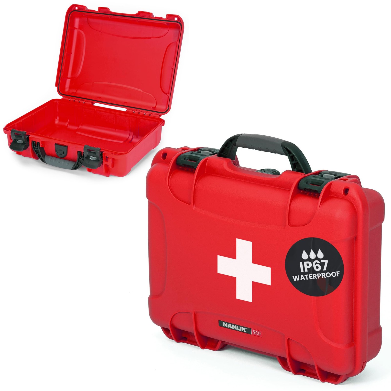 910 Waterproof First Aid Box Empty – Durable, Medical First Aid Organizer Cas…