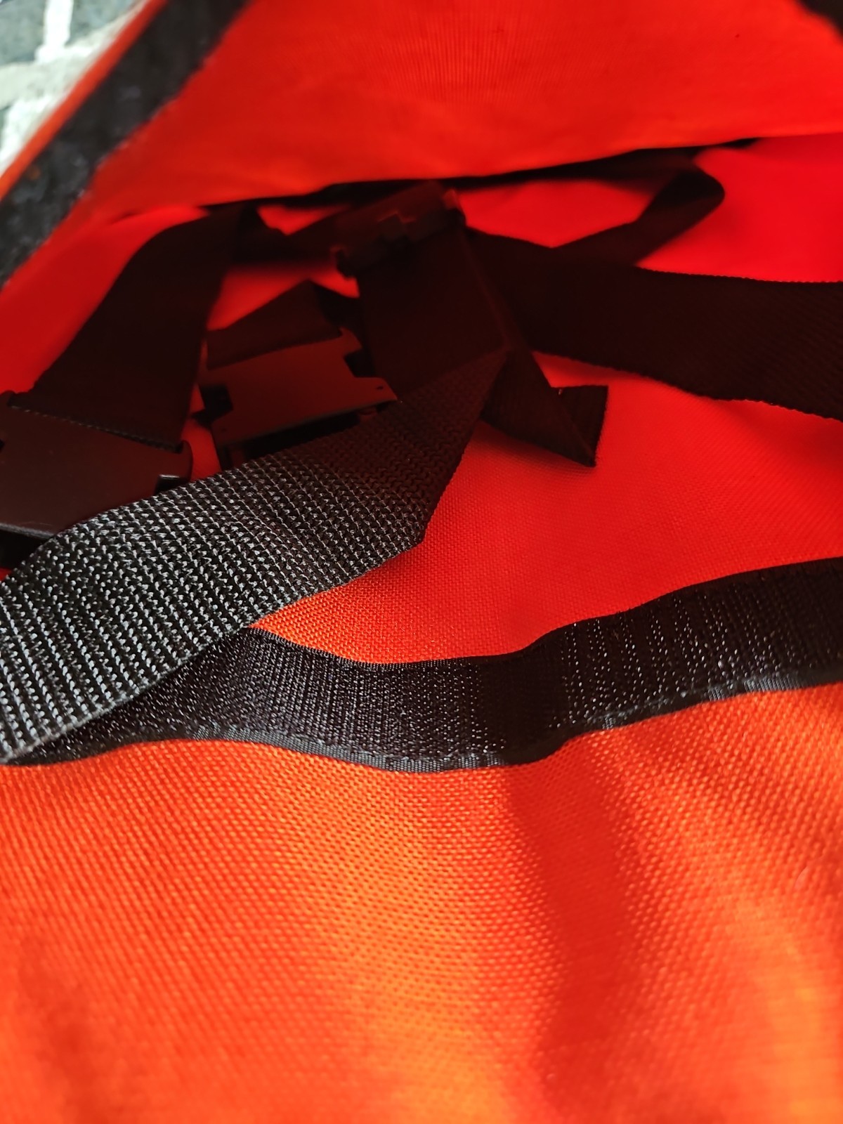 Trauma Backpack Bag, Orange, Empty Medical Bag Empty First Responder EMT W3