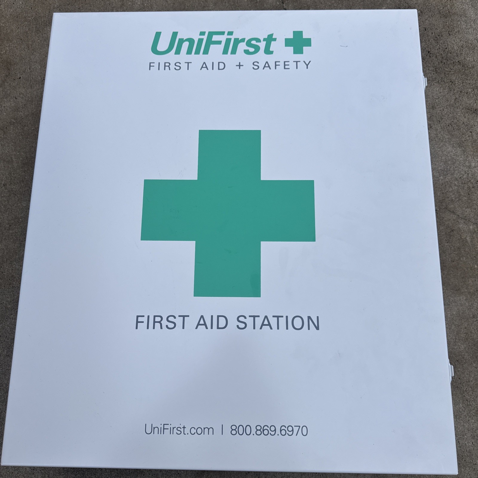 UniShield 4 Shelf Metal 1st Aid Cabinet Class A, Large Capacity Medicine Cabinet