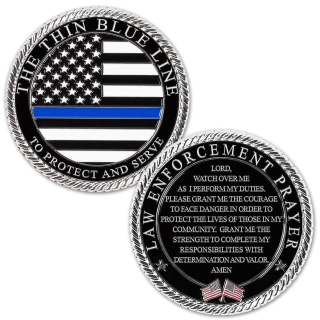 First Responder Prayer Coin – A Symbol of Courage and Protection – Great Police