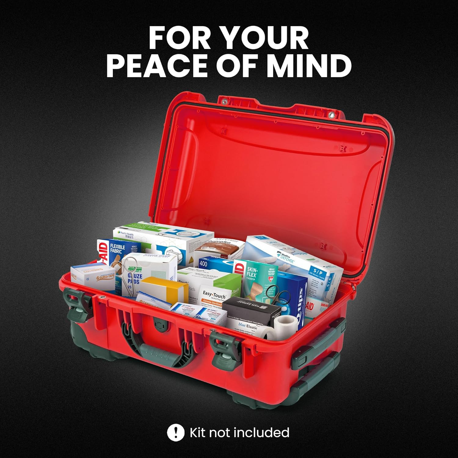 NANUK 935 Wheeled Waterproof First Aid Box Empty – Durable, Medical First Aid Or