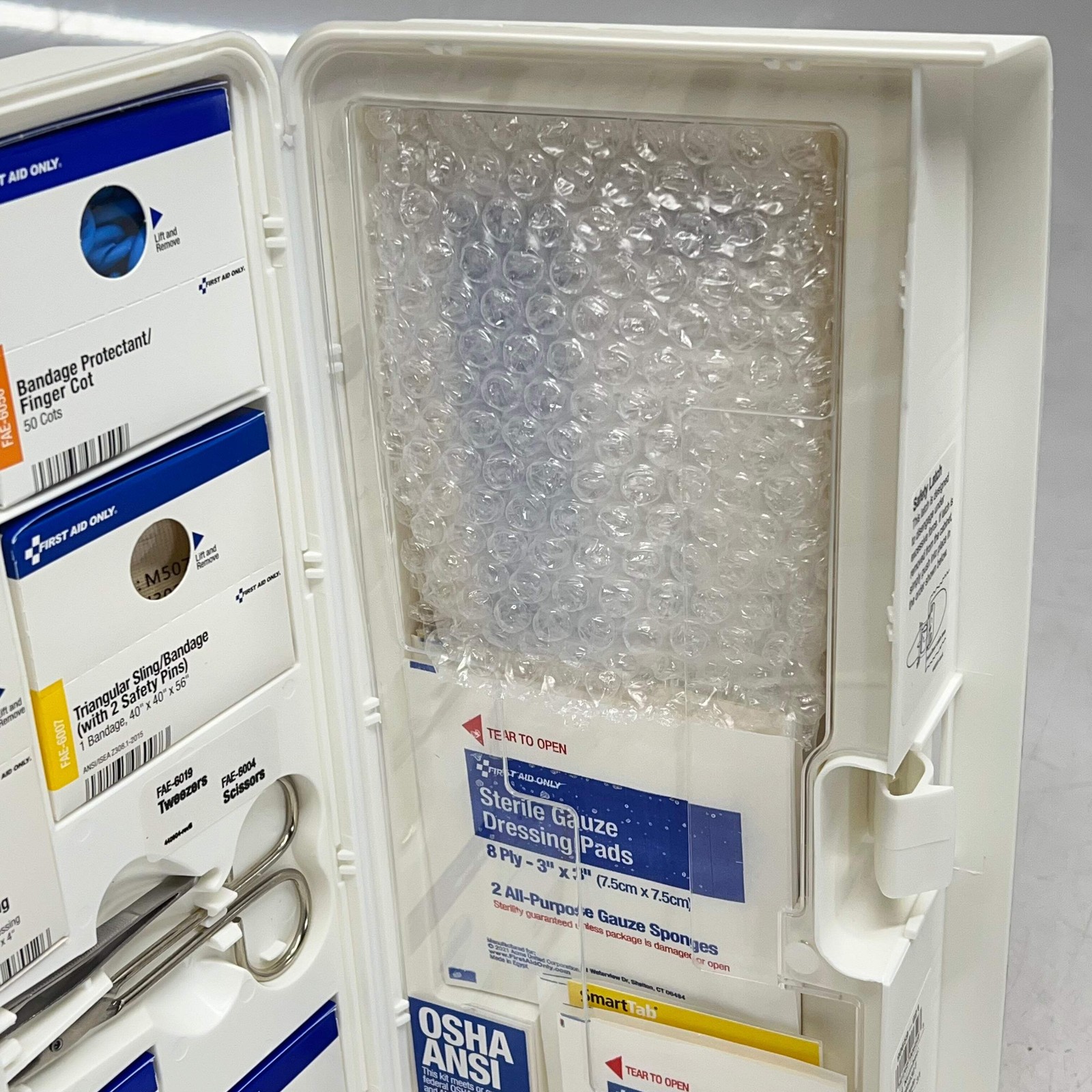 FC SAFETY First Aid Cabinet Smart Compliance Food & Meds 90659-021 BB 03/27