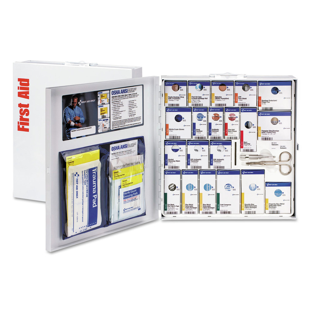 First Aid Only 746006021 Metal Case Food Service First Aid Kit (260-Pcs/KT) New