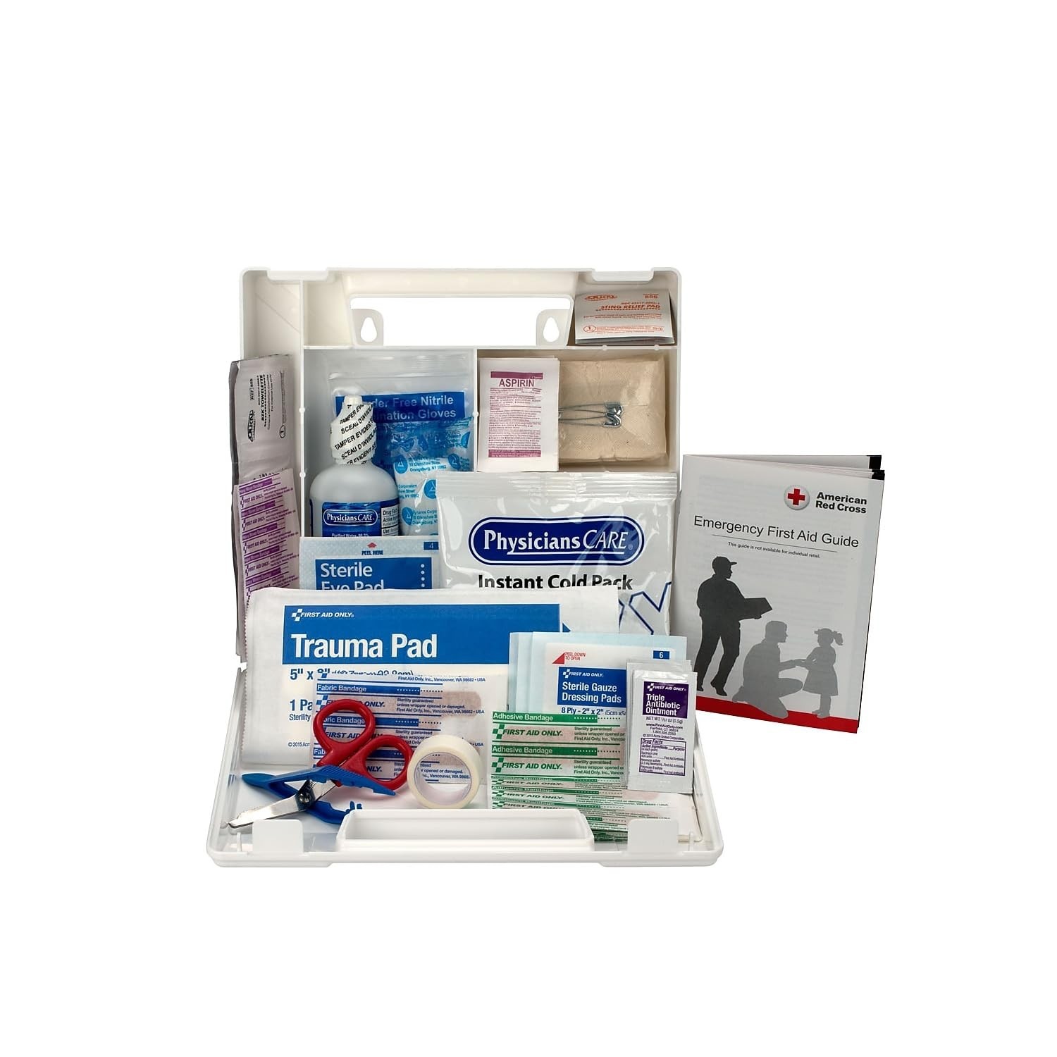 All-Purpose OSHA-Compliant First Aid Kit for 25 People – 106 Pieces, Emergency K