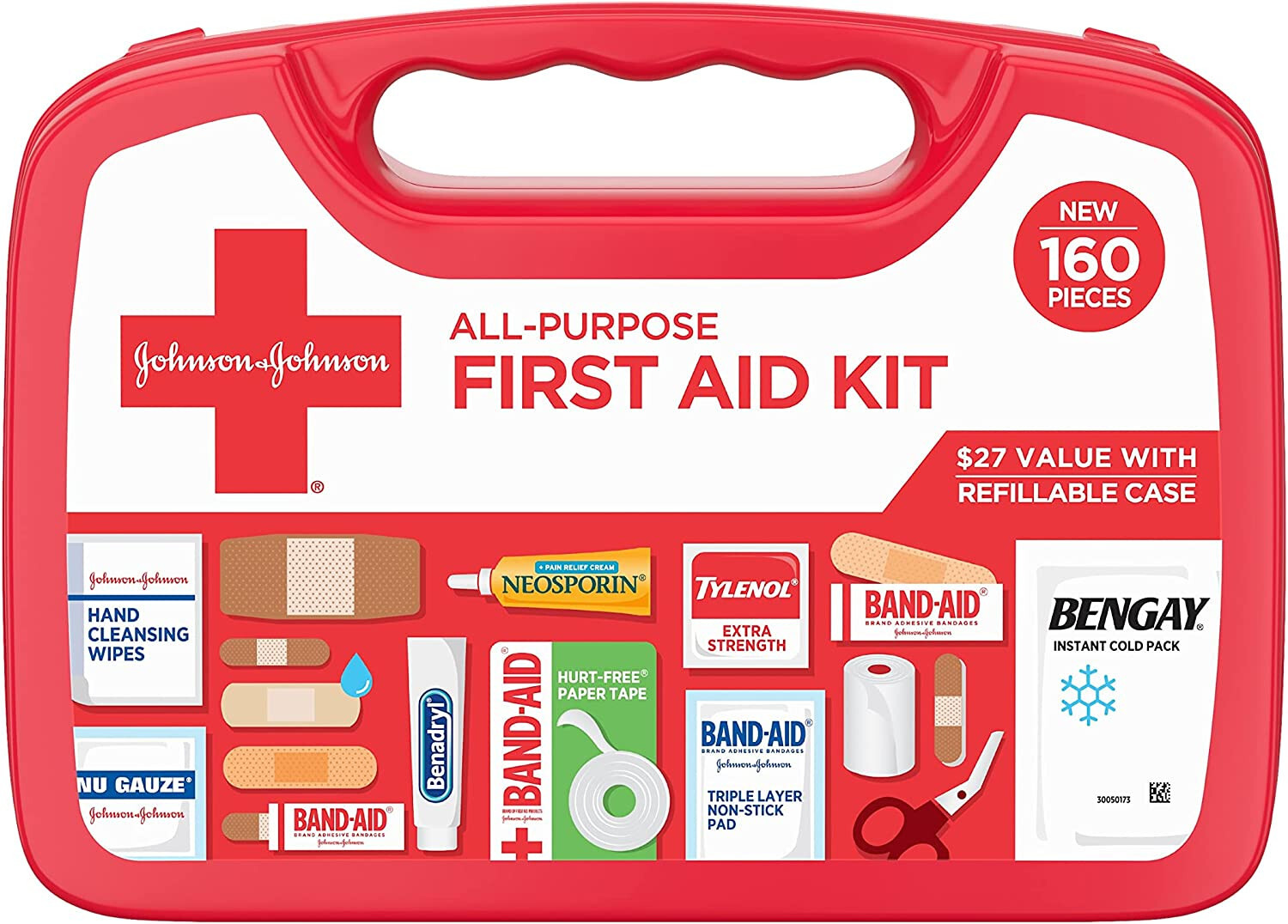 First Aid 160 Pieces All Purpose First Aid Kit, Portable Easy To Use, Top Deal