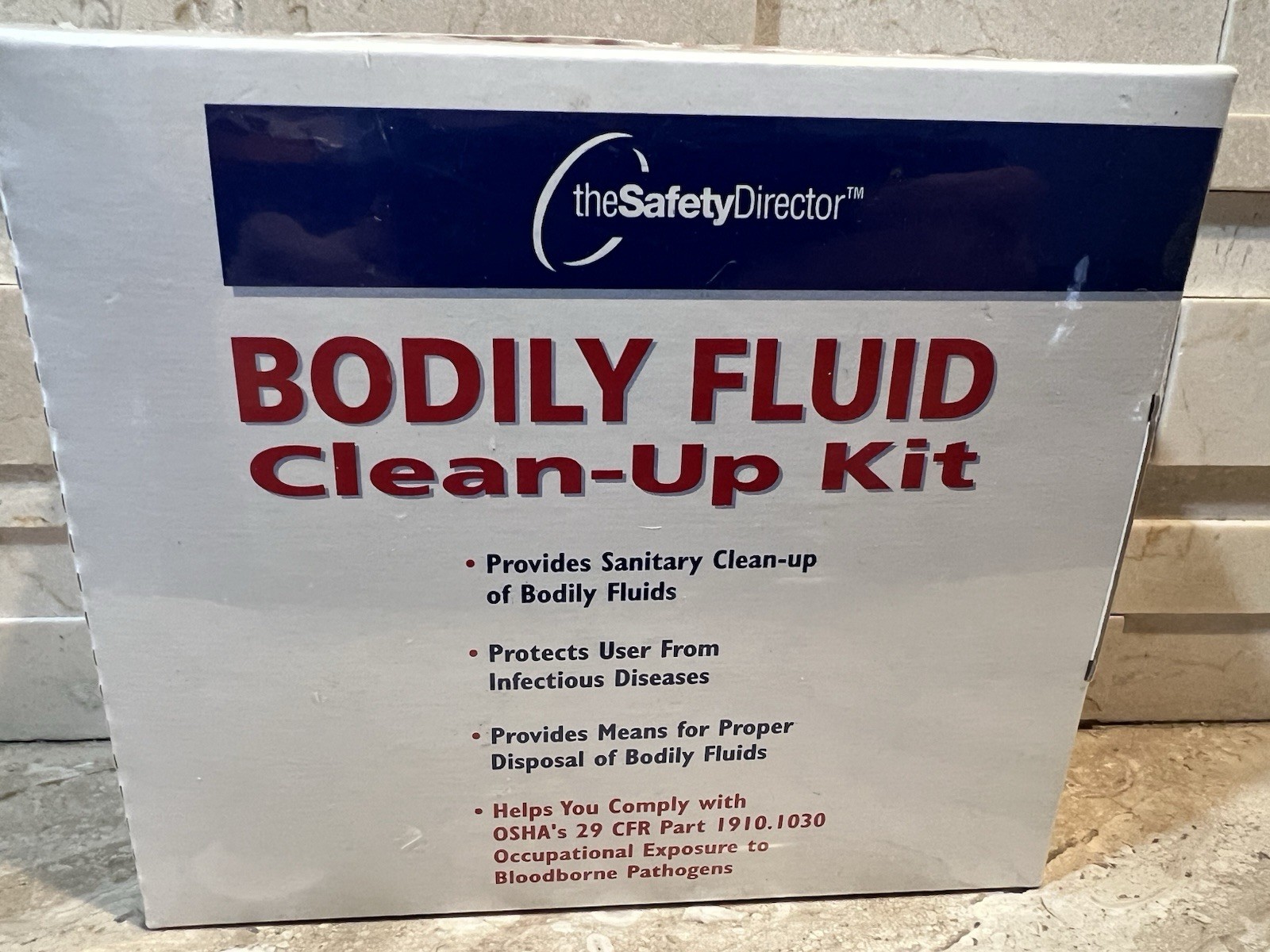 Body Fluid Clean-up Kit The Safety Director Buisness Use OSHA Sealed
