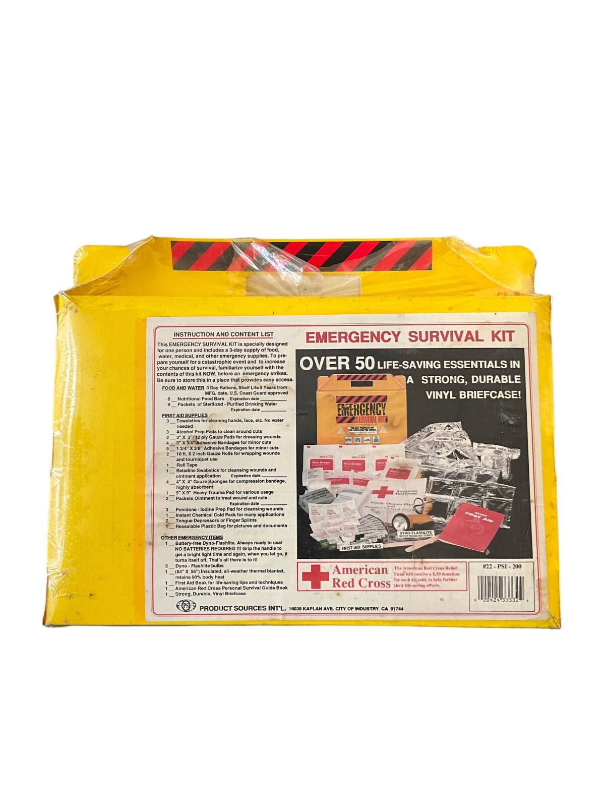 Vintage PS emergency survival kit, please see description
