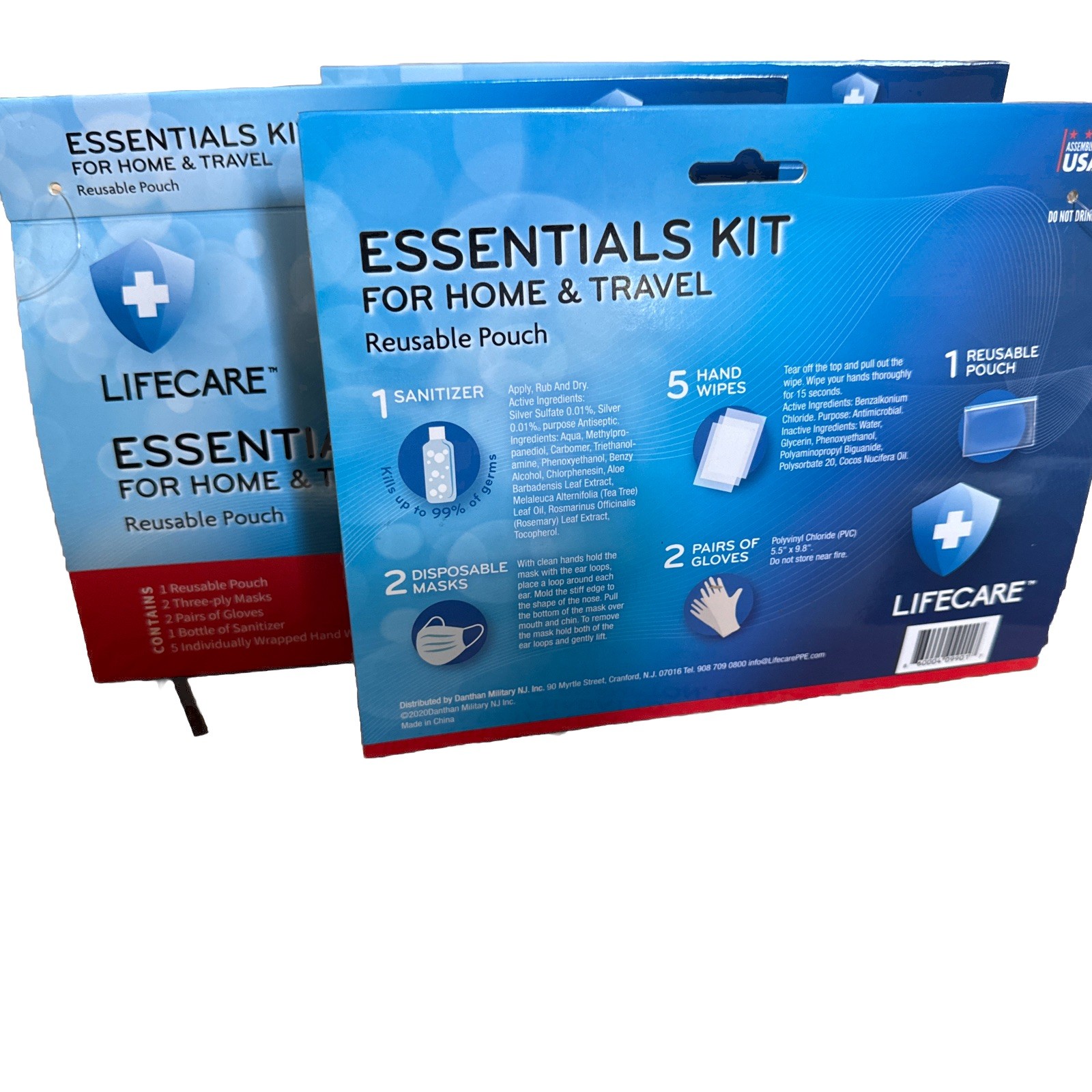 3 Essentials Kit First Aid Kit – Perfect for Home, Travel & Sports Activities