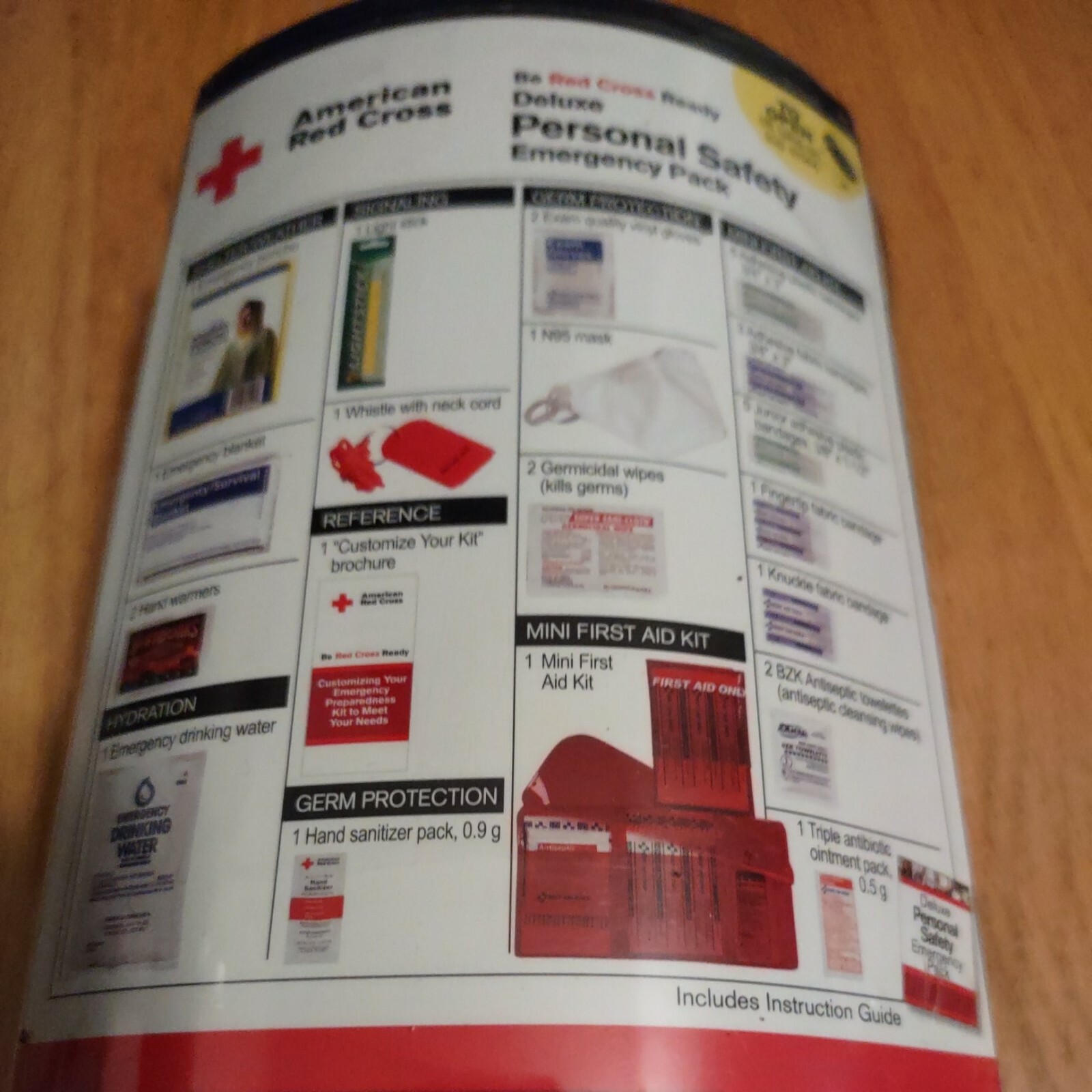 BRAND NEW AMERICAN RED CROSS DELUXE PERSONAL SAFETY EMERGENCY PACK #RC-613