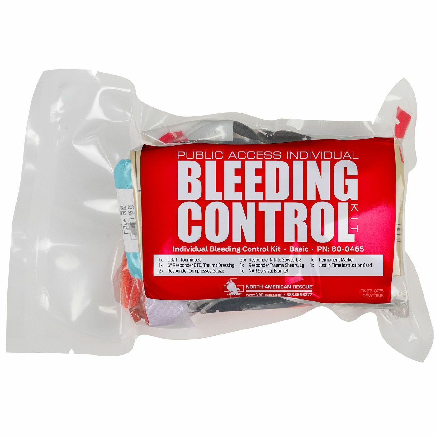 NAR- Public Access Bleeding Control Kit – Basic, Intermediate or Advanced
