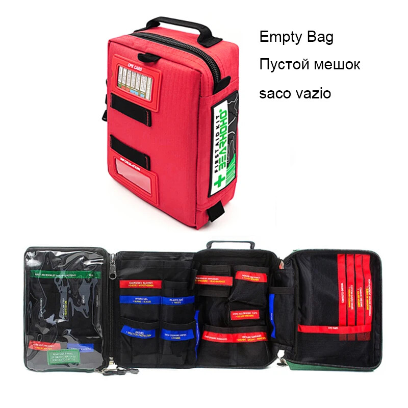 Large First Aid Kit Outdoor Survival Emergency Kit Rescue Bag For Camping Travel