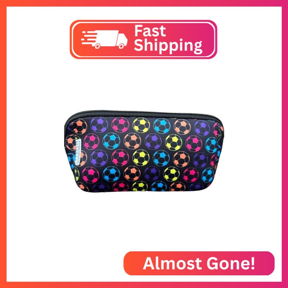 Sportybella Soccer Gifts for Girls, Cosmetic Bag, Makeup Bags Gifts for Soccer L