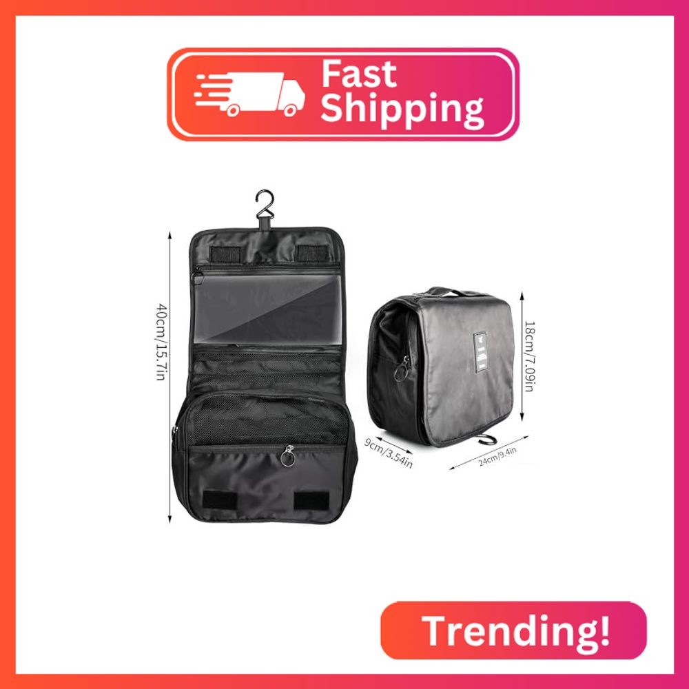 Motroce Foldable Hanging Travel Toiletry Bag,Waterproof Portable Travel Bags, Mu