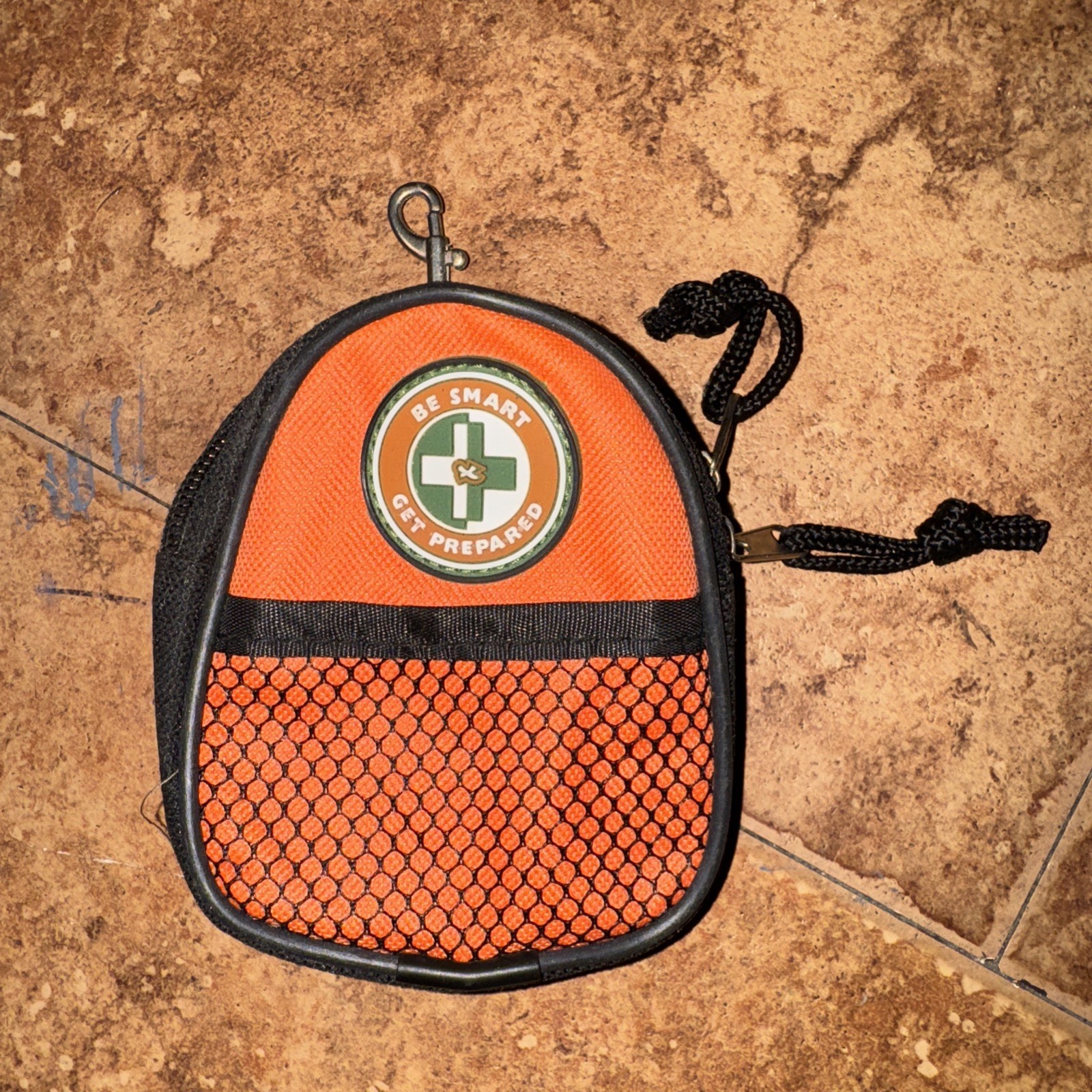 Be Smart Get Prepared First Aid Mini Orange Backpack