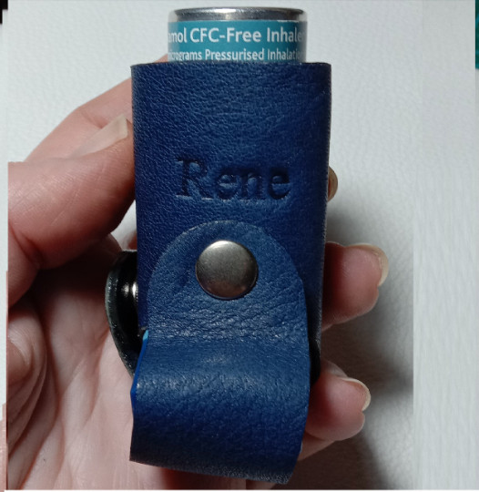 Leather inhaler case holder Asthma Inhaler pouch leather Protective Belt Clip