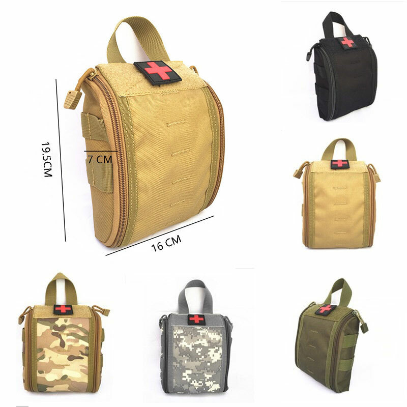 Tactical Military First Aid Medical Emergency Kit Molle EMT Pouch Survival Kit