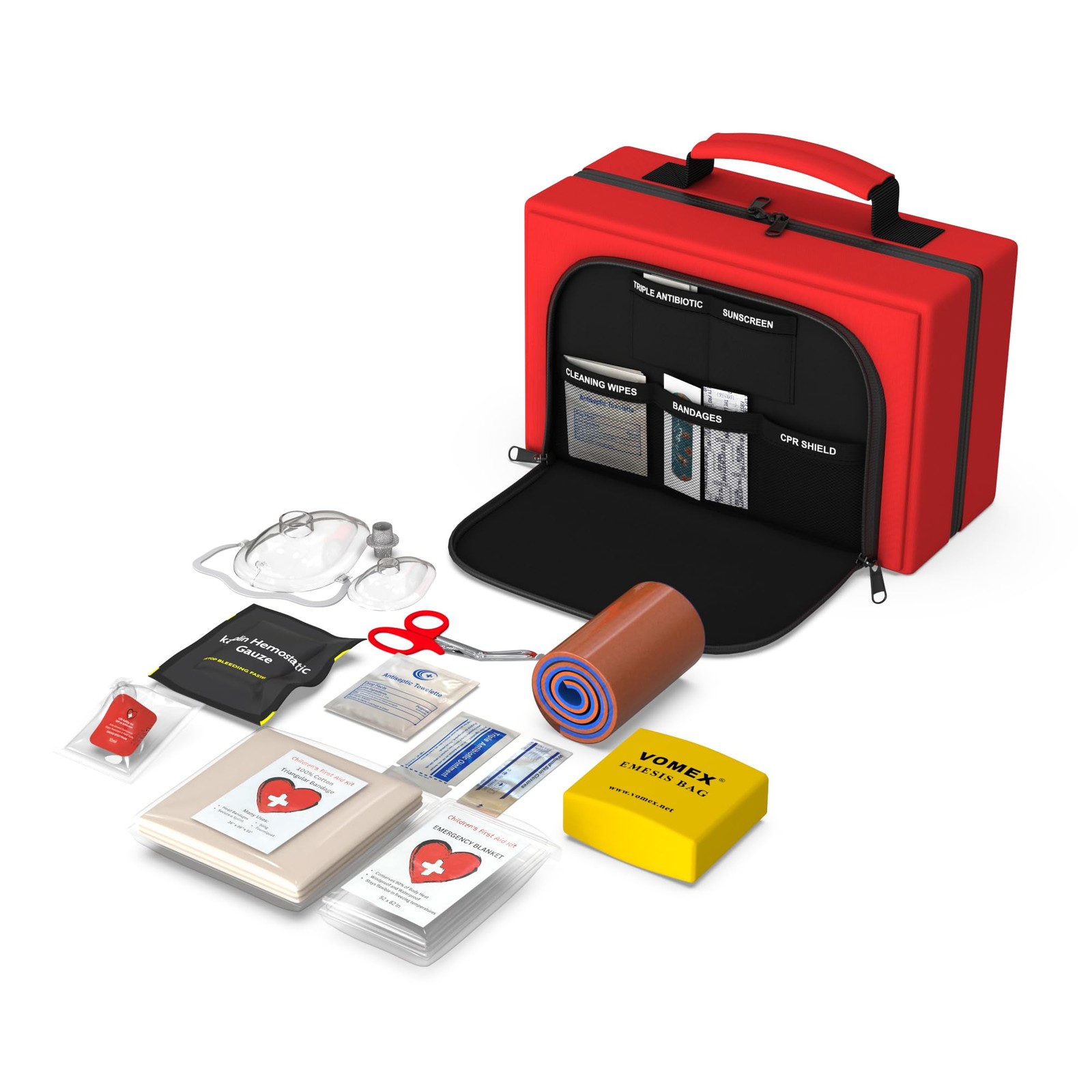 Family First Aid & CPR Kit – Emergency Medical Kit for the Entire Family, Chi…