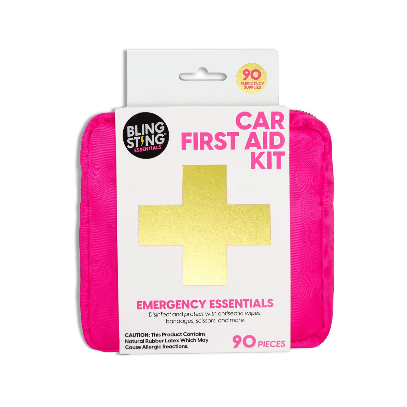 Car First Aid Kit 90 Pieces Emergency Preparedness Kit Reusable Storage Box New