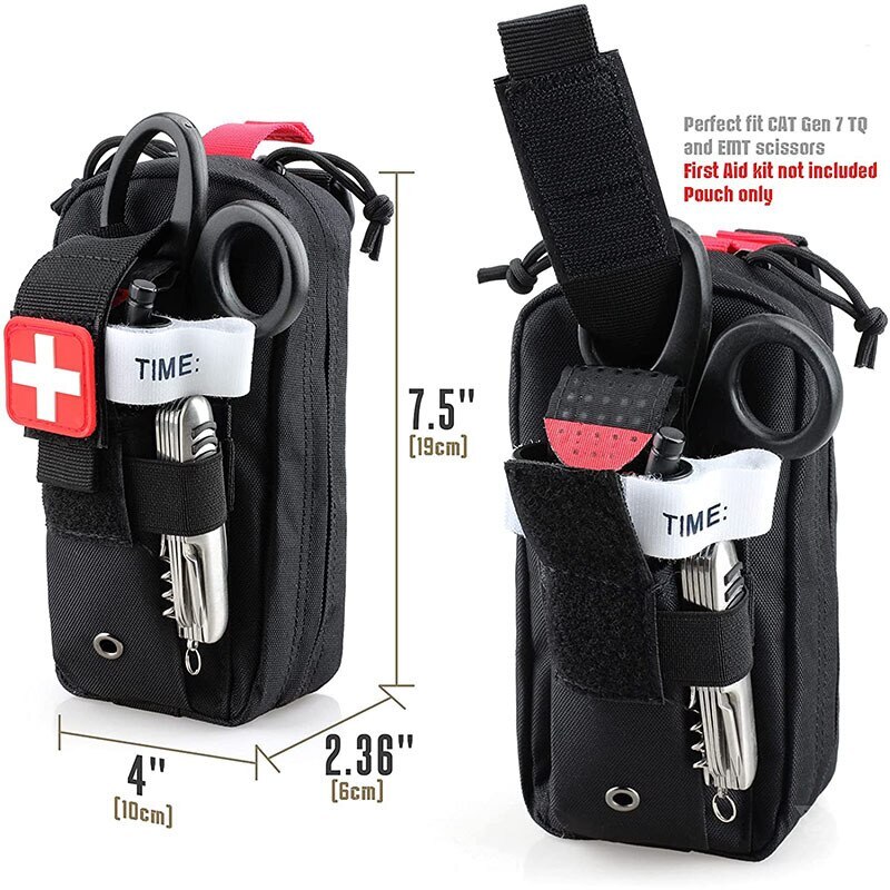 Tactical First Aid Kit IFAK Pouch Emergency EMT EDC Medical Molle Bag For Trauma