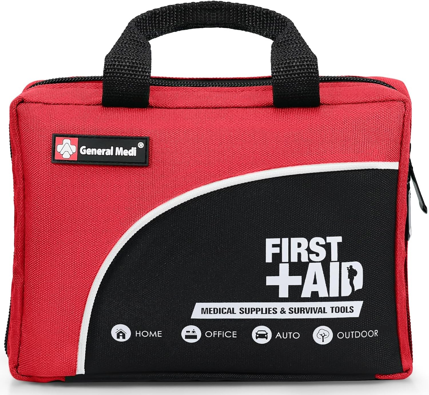 First Aid Kit -160 Pieces Compact and Lightweight – Including Cold (Ice) Pack, E