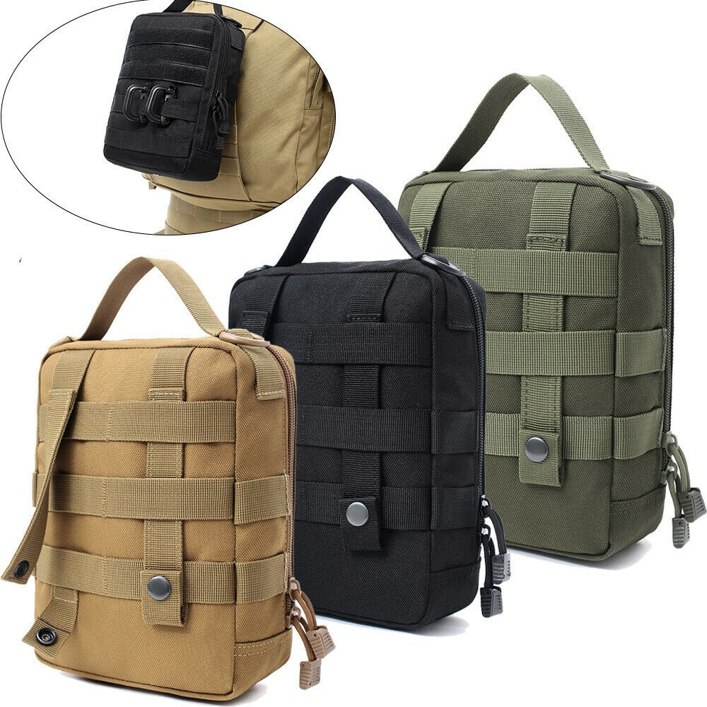 Tactical Molle Bag First Aid Kit Medical Molle Rip Away EMT IFAK Survival Pouch