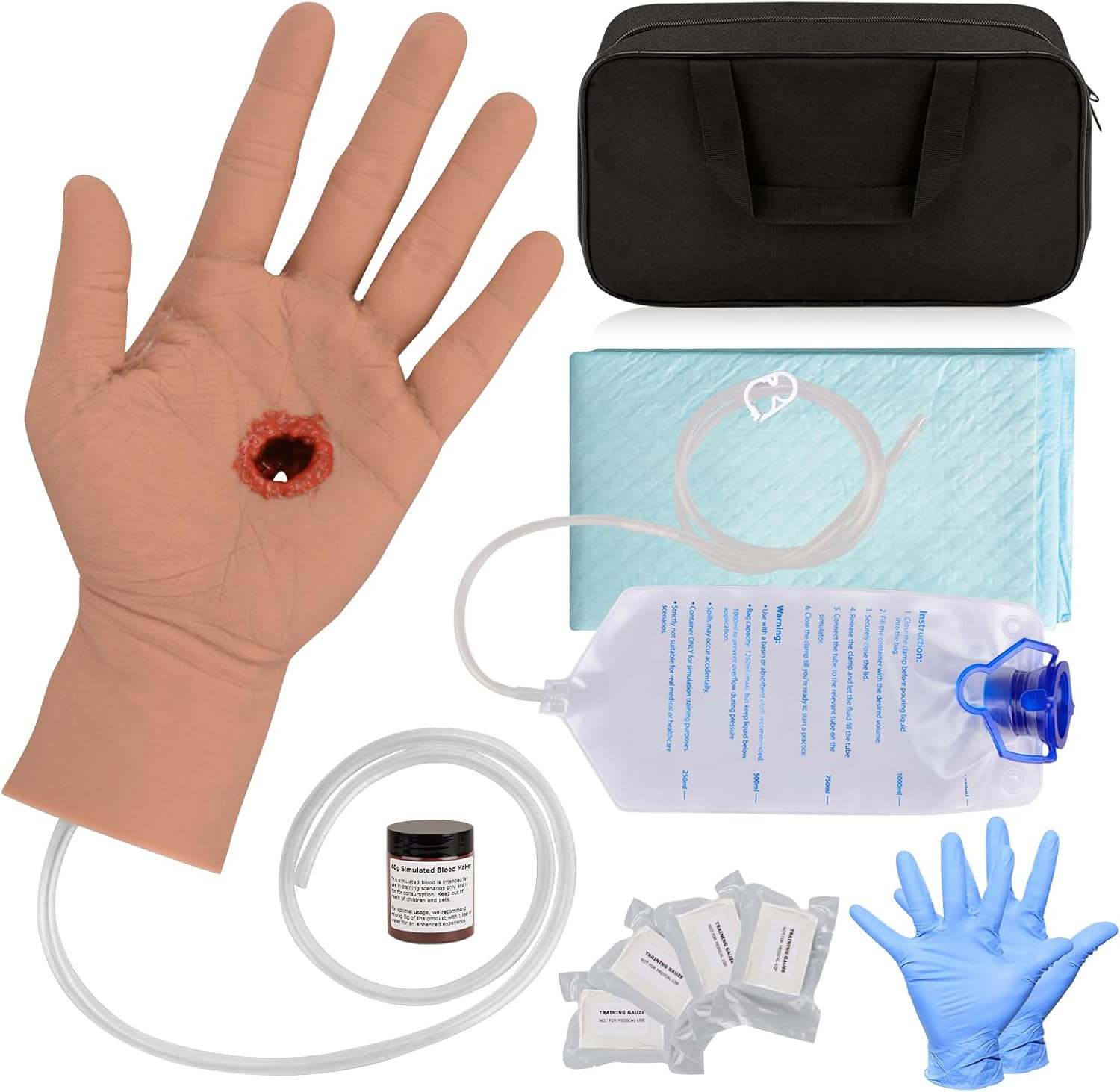 Hand Wound Packing Trainer Kit for Stop the Bleed Medical Training