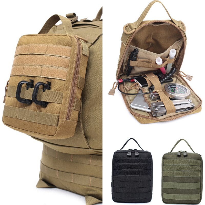 Tactical First Aid Pouch Molle EMT Pouches Rip-Away Military IFAK Medical Bag US