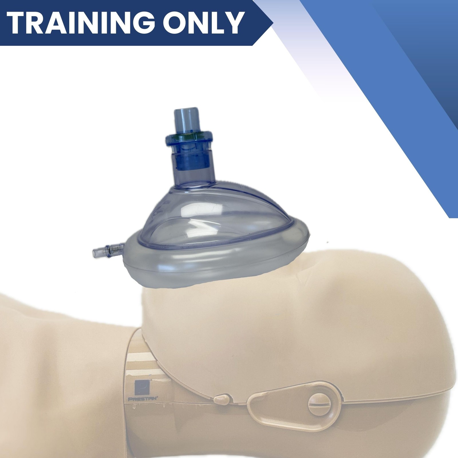 Pack of 10 Training CPR Masks, Adjustable-Adult w Valves, MCRTM-AR