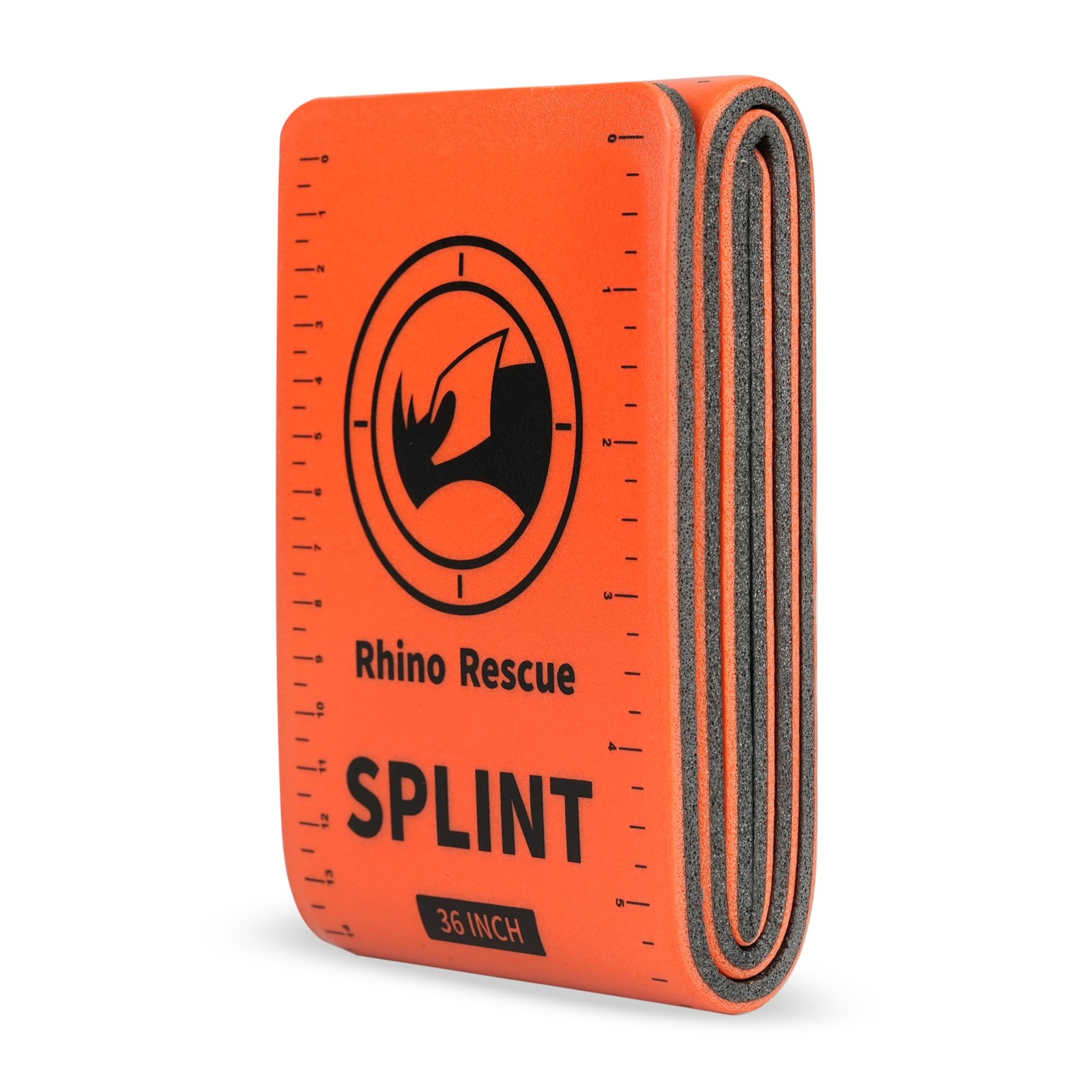 RHINO RESCUE First Aid Splint 36" X 4.3" Orange-Gray, Keep Bones in Position …
