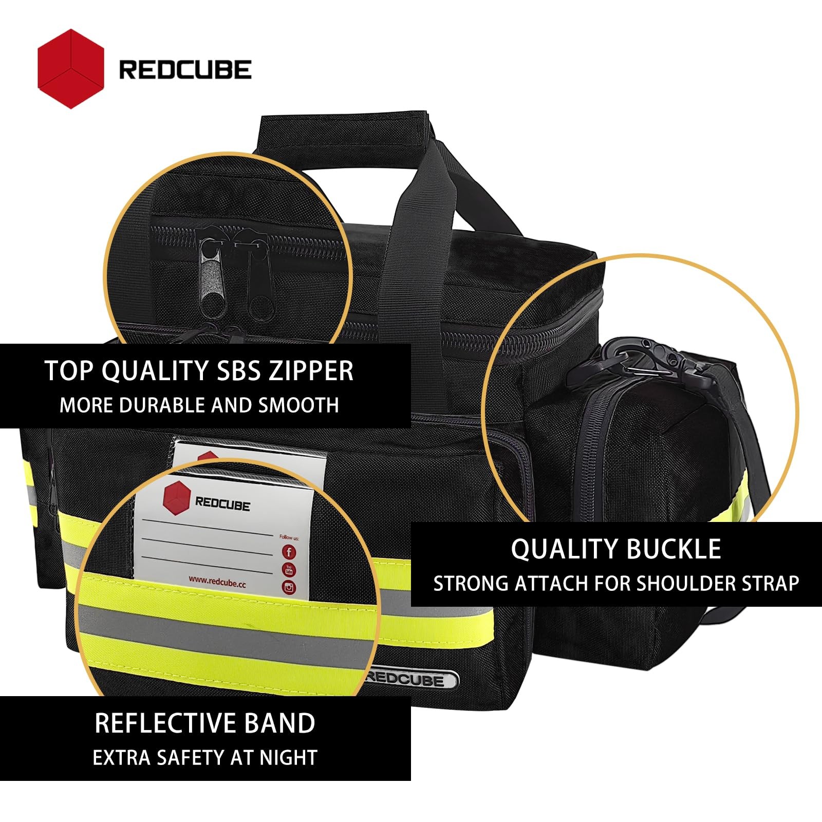 Bag,First Aid Bags Empty,Professional Responder Trauma Bag Bag with Multiple …
