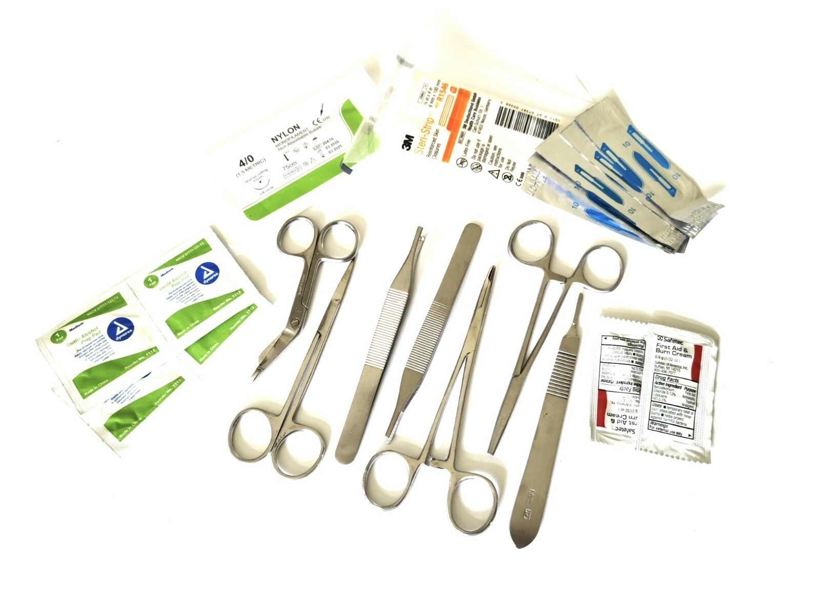 Advanced Surgical Suture Kit, First Aid Medical Travel Trauma Pack
